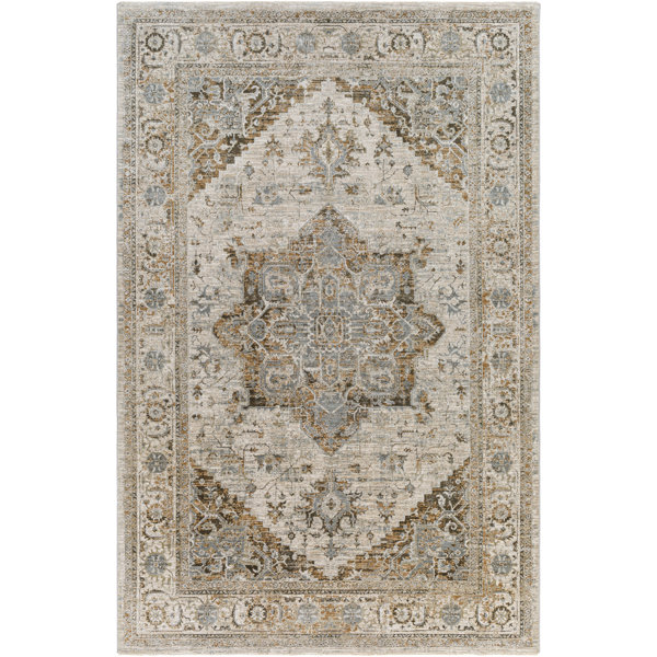 Langley Street Hoeft Oriental Brown/Blue Area Rug Wayfair
